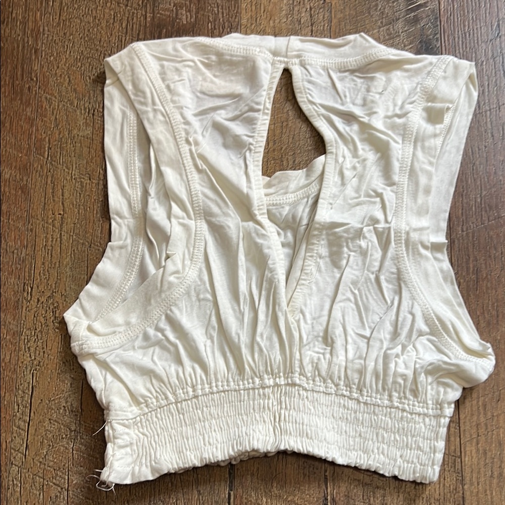 FP Movement by Free People White Cropped Tank Top - Picture 5 of 8